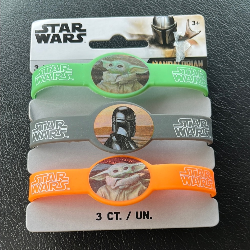 The Mandalorian Star Wars Baller ID Bands Wristbands new X 3